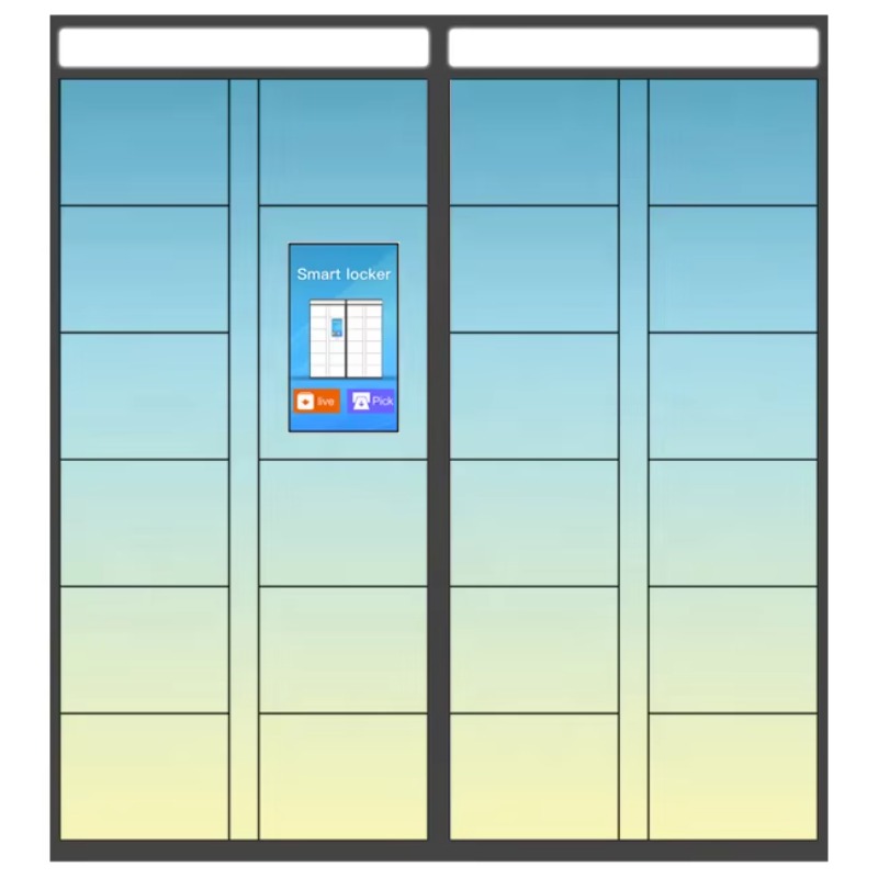Spa And Wellness Center - Customized Spa Locker Smart Shelf with