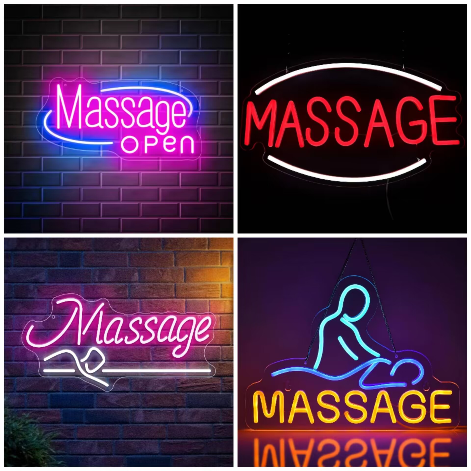 Massage Spa Open LED Neon Sign - огляд і ціна Spa And Wellness Center