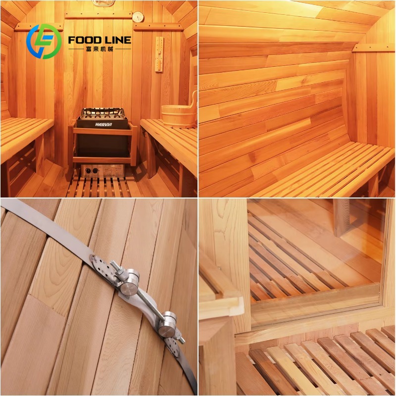 Customized Outdoor Dry Sauna R - огляд і ціна Spa Wellness Design