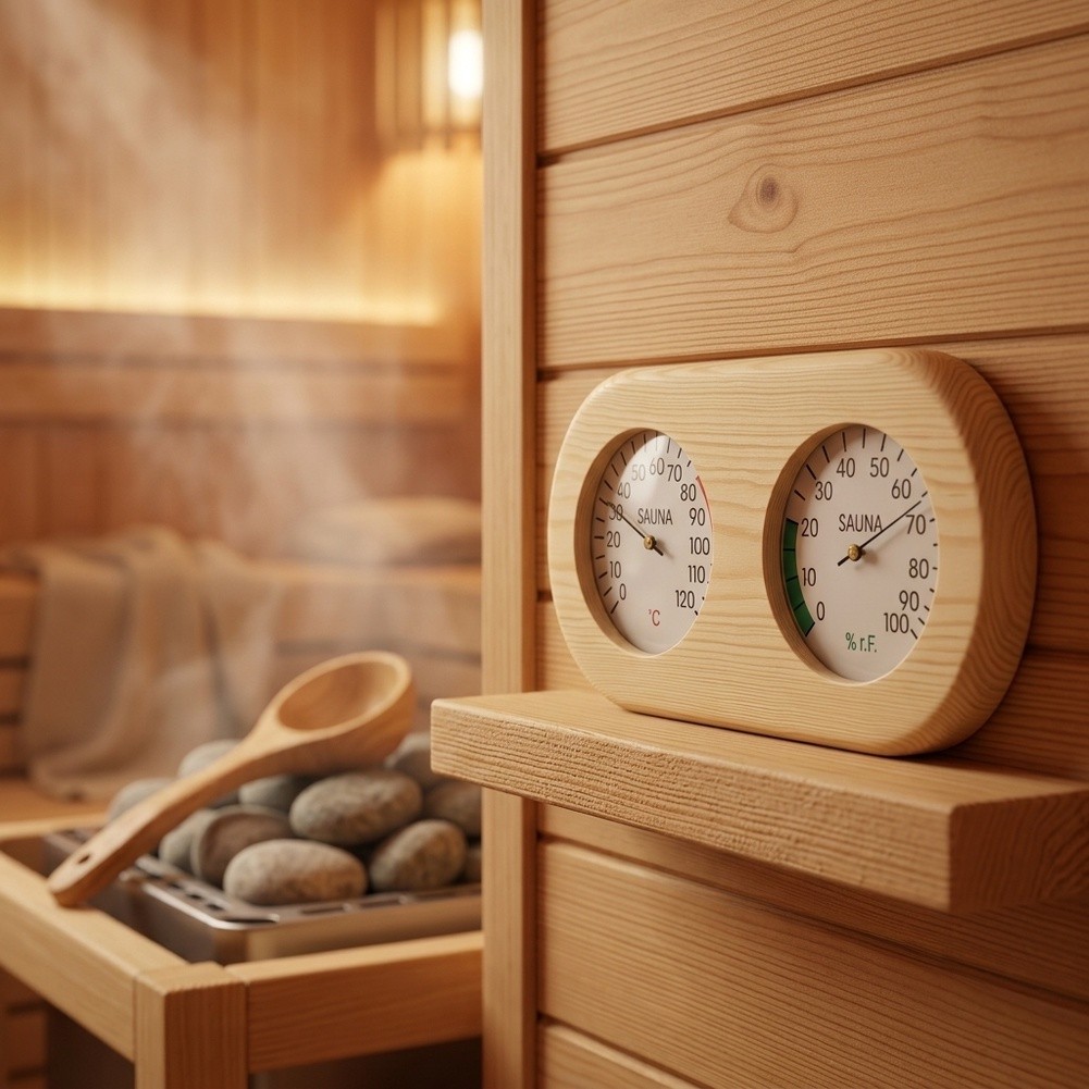 Dual Temperature Humidity Gaug - огляд і ціна Spa And Wellness Center