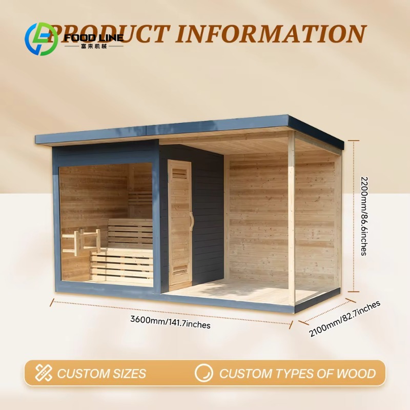 Customized Outdoor Sauna House - огляд і ціна Spa Wellness Resorts