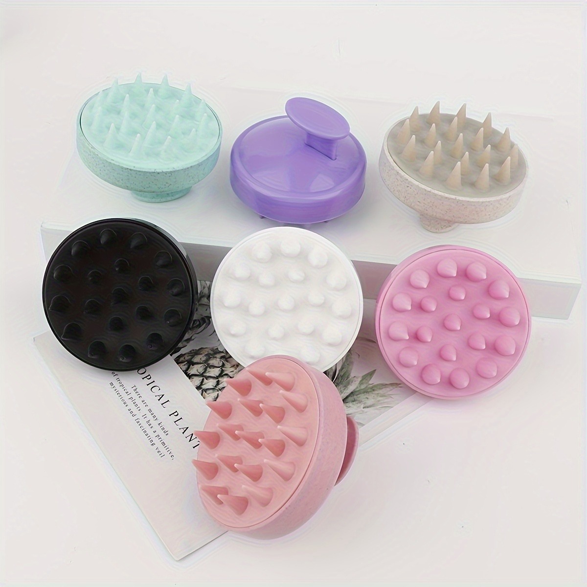 2-in-1 Silicone Scalp Massager - огляд і ціна Spa Wellness Massage