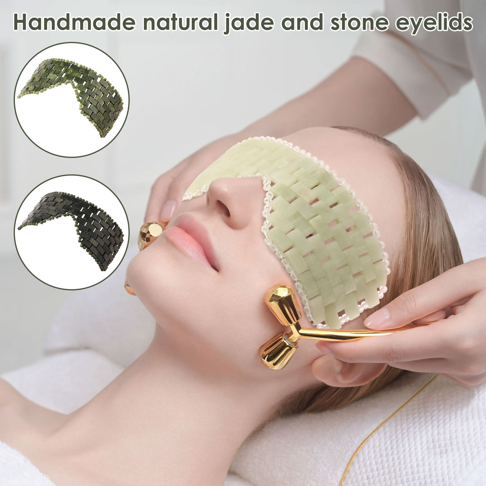 Jade Eye Mask Portable Jade St - огляд і ціна Spa Wellness Massage