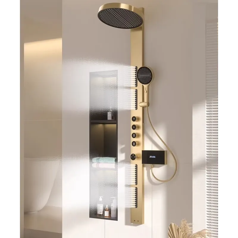 Brass Rainfall Shower Panel Se - огляд і ціна Spa & Wellness Hotel Diament Ustroń Opinie